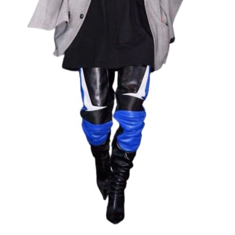 Faux Leather Motocross‎ Thigh High Boot (New) Size 8/39